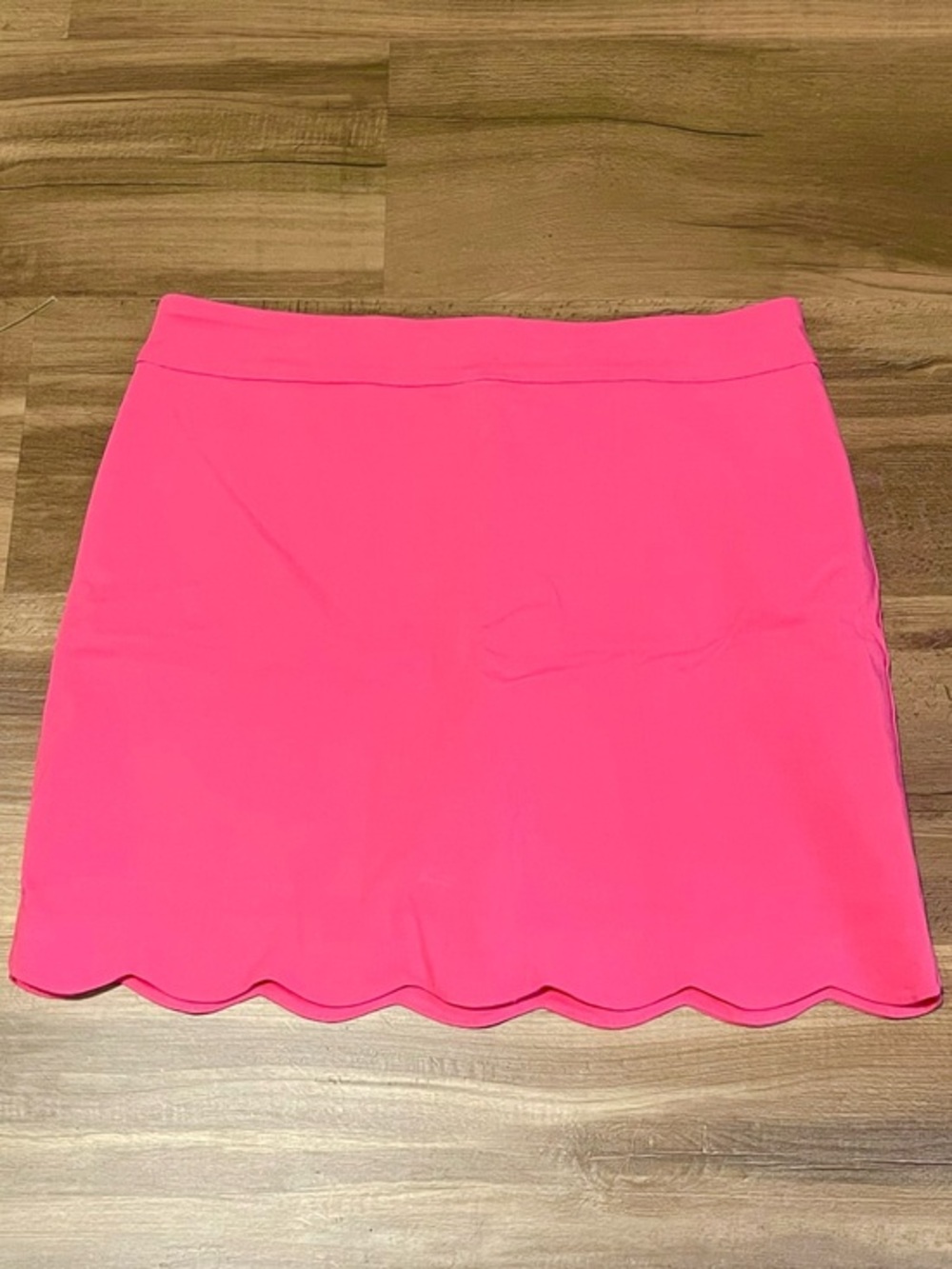Coral Bay Strawberry Pink Scallop Hem Skort!